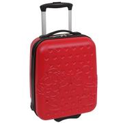 Walizki - Myszka Mickey i Minnie Disney Czerwona, mała walizka podróżna, plastikowa walizka 37x30x17cm - miniaturka - grafika 1