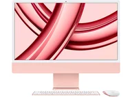Elektronika OUTLET - OUTLET Komputer All-in-One APPLE iMac 24 Retina 4.5K M3/8GB/512GB SSD/10C GPU/macOS Różowy MQRU3ZE/A Różowo-biały - miniaturka - grafika 1
