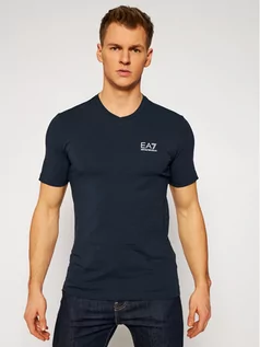 Koszulki męskie - Emporio Armani EA7 T-Shirt 8NPT53 PJM5Z 1578 Granatowy Regular Fit - grafika 1