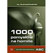 Religia i religioznawstwo - Homo Dei Andrzej Zwoliński 1000 pomysłów na homilie. Okres zwykły i kazania okolicznościowe A - B - C - miniaturka - grafika 1