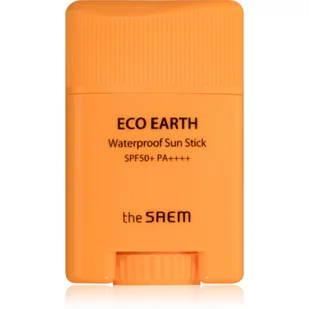 SAEM Eco Earth Waterproof Sun Stick Sztyft z Filtrem przeciwsłonecznym 50+ - Kremy do twarzy - miniaturka - grafika 1