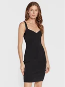 Sukienki - Guess Sukienka dzianinowa Mirage Anise W2YK0C Z2XY0 Czarny Slim Fit - miniaturka - grafika 1