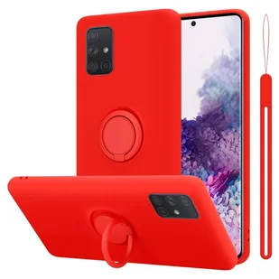 Pokrowiec Do Samsung Galaxy A71 4G w LIQUID CZERWONY Etui TPU Obudowa Ochronny Case Cover Plecki Cadorabo - Etui i futerały do telefonów - miniaturka - grafika 1