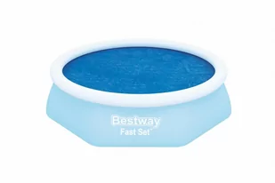 Pokrywa solarna 210cm na Basen rozporowy Fast Set 244cm/8FT BESTWAY - Akcesoria do basenów - miniaturka - grafika 1