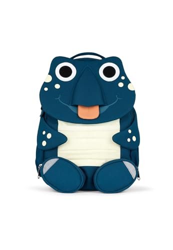 Affenzahn Plecak przedszkolny dla dzieci w wieku 3-5 lat, funkcjonalny, 8 l, Żółw - petrol, jeden rozmiar
