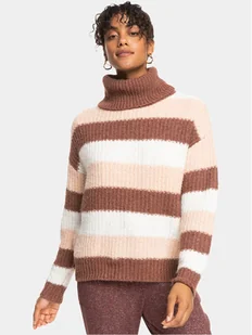Roxy Sweter Pictures Of Us ERJSW03570 Pomarańczowy Regular Fit - Swetry damskie - miniaturka - grafika 1