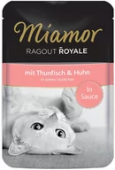 Mokra karma dla kotów - Miamor Ragout Royale w sosie, 22 x 100 g - Tuńczyk z kurczakiem - miniaturka - grafika 1