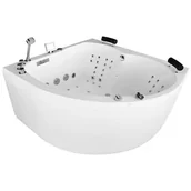 Wanny z hydromasażem - Wanna spa z hydromasażem narożna 150x150 cm MUE-0032A PRAWA - miniaturka - grafika 1