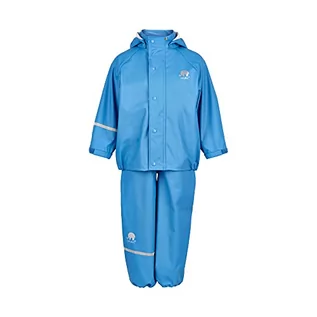 Kurtki i płaszcze dla chłopców - CeLaVi Dziecięcy kombinezon przeciwdeszczowy, uniseks, niebieski (Blue 728), 120 - grafika 1