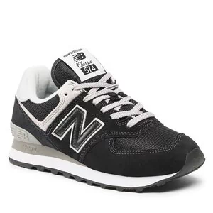 Sneakersy New Balance - WL574EVB Czarny - Moda i Uroda OUTLET - miniaturka - grafika 1