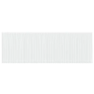 Firanka Koronkowa z zasłonami Kwiatowy Biały 1200 - Firany - miniaturka - grafika 1