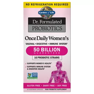 GARDEN OF LIFE Dr. FORMULATED PROBIOTICS ONCE DAILY WOMEN'S 30 kaps. GOL/PRO/ODW/30/KAP - Witaminy i minerały dla sportowców GARDEN OF LIFE Dr. FORMULATED PROBIOTICS ONCE DAILY WOMEN'S 30 kaps. GOL/PRO/ODW/30/KAP - Witaminy i minerały dla sportowców - miniaturka - grafika 1