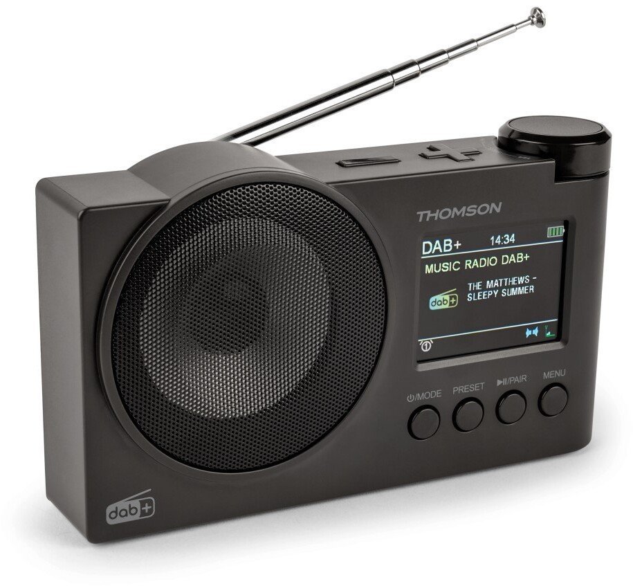 Thomson Przenośne radio FM DAB+ z funkcją Bluetooth USB RT400DABBTBK