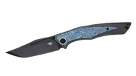 Noże - Nóż składany Bestech Togatta Black Titanium/Black-Blue Carbon Fiber, Black Stonewashed M390 by Koens Craft (BT2102H) - miniaturka - grafika 1