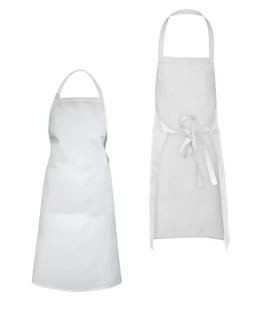 Fartuch gastronomiczny kucharski biały dług. 90cm - Odzież robocza - miniaturka - grafika 1