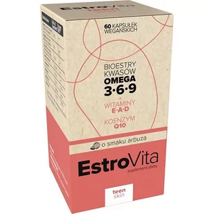 EstroVita Teen Skin kapsułki - 60 kaps. - Włosy, skóra, paznokcie - miniaturka - grafika 1