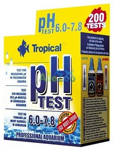 Tropical Test pH 7 tester do oznaczenia twardości wody 1szt - Pozostałe akcesoria do akwarium - miniaturka - grafika 1