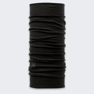 Komin wielofunkcyjny z wełny merynosów Buff Safety Merino Wool Black - Apaszki i szaliki damskie - miniaturka - grafika 1