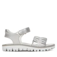 Buty dla dziewczynek - Sandały Primigi 7890700 S Srebrny - miniaturka - grafika 1