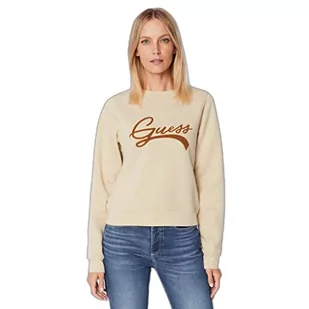 Guess damski sweter Tinca sweter, Nagie/Karmel, XS - Swetry damskie - miniaturka - grafika 1