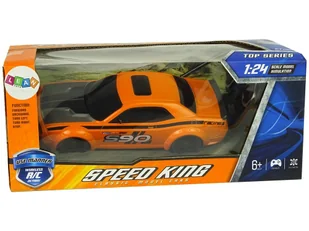 Zdalnie Sterowane Auto Sportowe 1:24 Wyścigi Pomarańczowe 27 R/C Pilot - Zabawki zdalnie sterowane - miniaturka - grafika 7