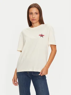 Guess T-Shirt W4BI55 K8HM0 Różowy Oversize - Koszulki i topy damskie - miniaturka - grafika 1