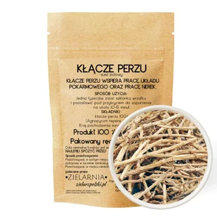 Perz kłącze 50g ZIELARZPOLSKI.PL - Przyprawy i zioła sypkie - miniaturka - grafika 1