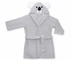 UVIE Ciepły szlafrok dziecięcy szary Koala - Szlafroki dla dzieci - miniaturka - grafika 1