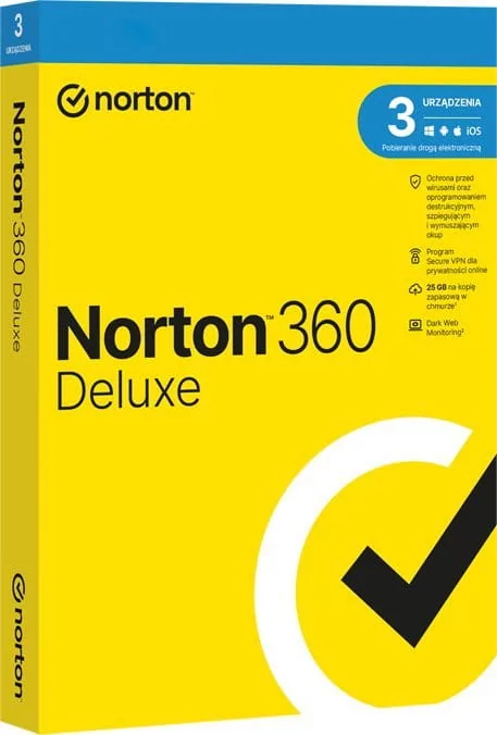 Norton 360 Deluxe 3 urządzenia 36 miesięcy