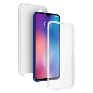 Etui 360° do Xiaomi Mi 9 SE Elastyczny przód i sztywny tył – przezroczyste - Etui i futerały do telefonów - miniaturka - grafika 1