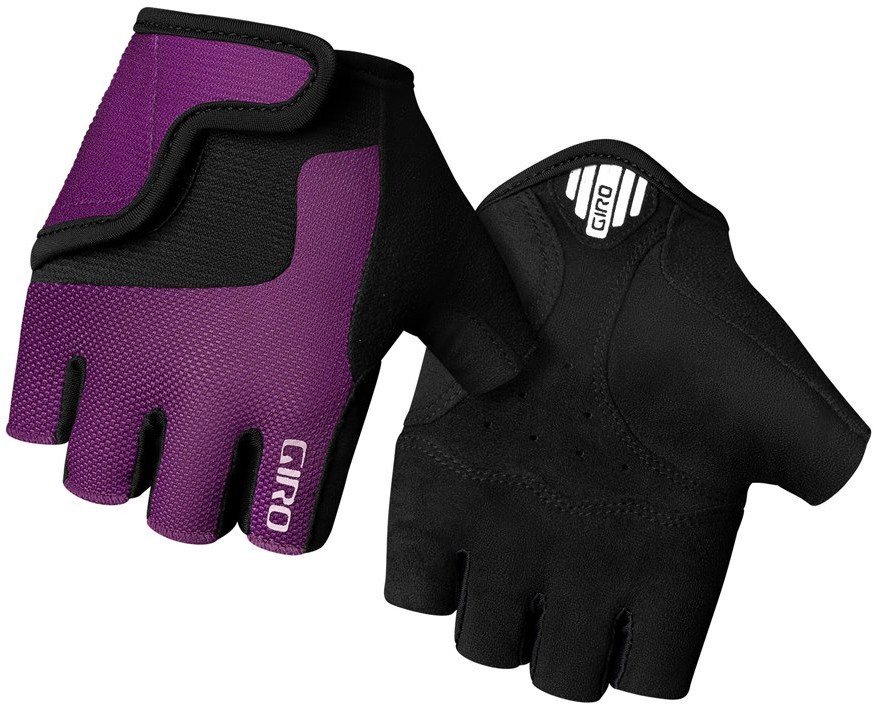 Rękawiczki juniorskie GIRO BRAVO JR krótki palec throwback purple roz. M obwód dłoni 152-162 mm / dł. dłoni 160-165 mm NEW 2025