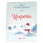 Atlasy i mapy - Atlas geograficzny z nadrukiem dla chłopca na święta - miniaturka - grafika 1