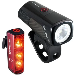 Zestaw lampek rowerowych SIGMA Buster 400 SET W Blaze Flash - Lampki rowerowe - miniaturka - grafika 1