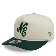Czapki damskie - Czapka z daszkiem New Era Precurved Unstructured Golfer 60595461 Beżowy - miniaturka - grafika 1