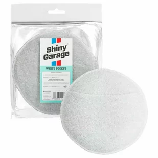 SHINY GARAGE White Pocket Microfiber Applicator - aplikator z mikrofibry biały - Akcesoria do mycia samochodu - miniaturka - grafika 1