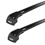 Bagażniki dachowe - Bagażnik dachowy Thule WingBar Edge Black BMW 5-Series (E39) 4-dr Sedan z punktami stałymi 2000 - miniaturka - grafika 1