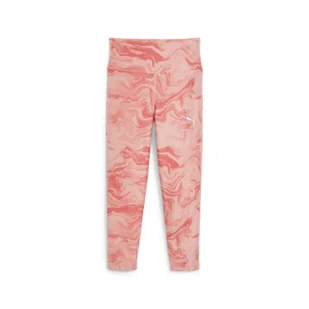 Legginsy dziewczęce Puma MARBLEIZED 7/8 różowe 67645663 - Legginsy - miniaturka - grafika 1