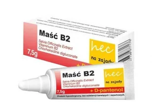 Hecpharma Maść B2 HEC na zajady 7,5 g - Problemy skórne - miniaturka - grafika 1