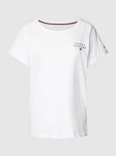Góra od piżamy o kroju regular fit z nadrukiem z logo - Bielizna nocna - miniaturka - grafika 1