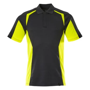 KOSZULKA POLO MASCOT ACCELERATE SAFE 22083-771; CZERŃ/ŻÓŁTY HI-VIS - Odzież robocza - miniaturka - grafika 1