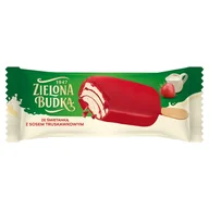 Lody i desery lodowe - Zielona Budka Lody ze śmietanką z sosem truskawkowym 90 ml - miniaturka - grafika 1