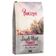 Sucha karma dla kotów - Purizon Single Meat, indyk z kwiatami wrzosu - 2 x 6,5 kg - miniaturka - grafika 1