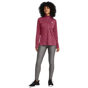 Damskie legginsy treningowe Under Armour HG Armour HiRise Leg - szare - UNDER ARMOUR - Spodnie sportowe damskie - miniaturka - grafika 1