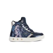 Sneakersy damskie - Dziecięce Sneakersy GEOX J SKYLIN GIRL J268WE-0ANAJ-C4256J – Granatowy - miniaturka - grafika 1