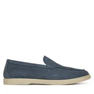 Mokasyny męskie - Mokasyny Gino Rossi MASSI-01 MI08 Niebieski - miniaturka - grafika 1