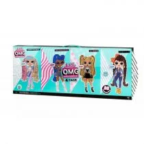 MGA Entertainment Lalki L.O.L. Surprise OMG 4-pak GXP-794156 - Lalki dla dziewczynek - miniaturka - grafika 1