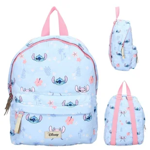 Vadobag Plecak Przedszkolny Szkolny Na Wycieczki Dziecięcy Stitch Blooming Bright Niebieski - Plecaki szkolne i tornistry - miniaturka - grafika 1