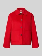 Płaszcze męskie - Kurtka wełniana o kroju regular fit z nakładanymi kieszeniami - miniaturka - grafika 1