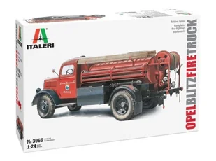 Model plastikowy Opel Blitz Firetruck 1/24 Italeri - Modele do sklejania - miniaturka - grafika 1