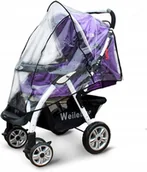 Akcesoria do wózków - Folia Przeciwdeszczowa Na Wózek Spacerowy Gondolę Pokrowiec Na Wózek - miniaturka - grafika 1